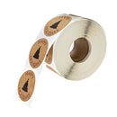 Christmas Stickers Roll 500pcs Adhesive Labels Kraft Paper with Xmas Tree,
