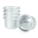 5pcs 2 Inch Aluminum Alloy Cake Mold Cake Template Baking Dish Baking Mould wgk