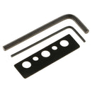 Plastic Black Plastic Electric Guitar Tremolo String Locking Nut with Screw