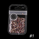 Lulaa 12 Colors/Set Chameleon Color Nail Sequins Rhombus Colorful Glitter F