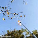 Lightweight Pear Peach Orchard Collector Garden Tool Steel Fruit Picker With Bag