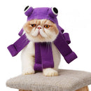 Octopus Wigs Pet Halloween Hat Adjustable Collar for Dog Cat Party Supplies