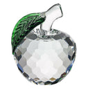 3-in-1 Crystal Apples Paperweight 4x5.5cm Christmas Eve Gift Xmas Ornament