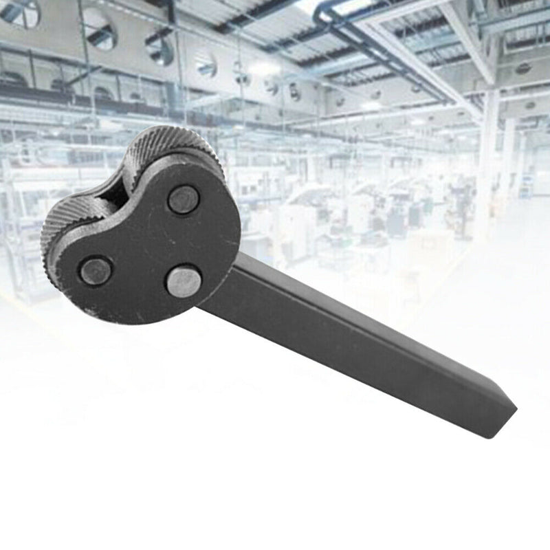 Turning Lathe Knurling Tool Diagonal Linear Durable Double Wheel For Woodworking