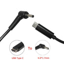 4017 Male To Type-C With PD Chip Power Laptop Adapter Charger Connector