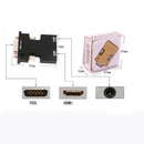 VGA Male to HDMI Female Adapter 1080P Converter with Audio Output Universal Hot