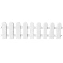 5X(1Pc 50x13cm White Plastic Tree Fence Courtyard Indoor Garden Fence Kind C8F1)