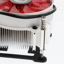 Hydraulic CPU Cooler Fans 9cm Heatsink Radiator for Intel, LGA 775/1150/1151 Red
