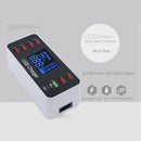 8 Port Multi Fast Usb Charger Quick Charge 3.0 Multiple Usb Phone Charging