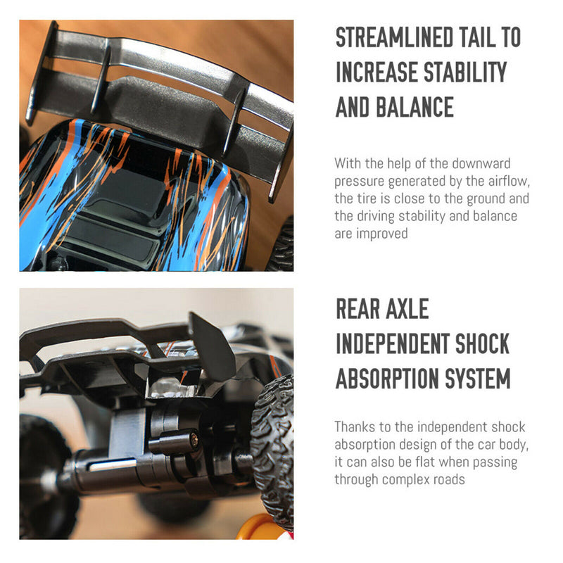 Mini RC Car 1:32 20Km/h High Speed Dual Speed Adjustment Off-Road 2.4G RC Trucks