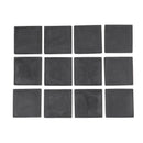 50mm x 50mm Plastic Square End Blind Plugs Cap Pipe Inserts 12pcs L1H3