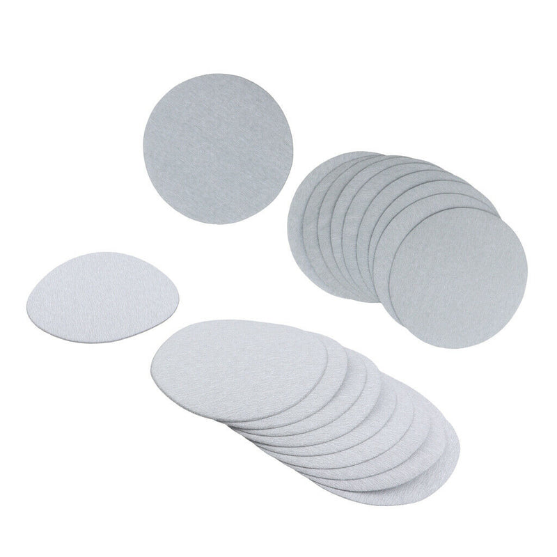 20 x 5inch Sand Disk Polish Grind Pad White Sandpaper Sheet 320Grit 600Grit