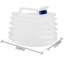 5L Collapsible Water Container Outdoor Water Carrier Storage Jug w/ Spigot A