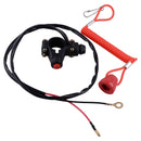 Outboard Boat Engine Motor Urgent Kill Stop Switch & Safety Tether Cord Lanyard