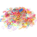 500 Pcs Disposable Elastic Hair Band Ponytail Holder Rubber Rope For Kid RMD