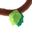 Parrot Bird Hamster Toys Leaf Decor Rope Perch Suspension Bridge Swing 55cm