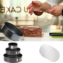 Nonstick Leakproof 3Pcs(4 /7 /9 Inch) Cake Pan Bakeware Cheesecake Pan With