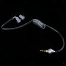 2 Pin Air Acoustic Tube Headsets Mic PTT Walkie Talkie Earpieces Clip-on