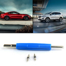 2pcs Valve Cores with 2 Way Valve Core Remover Car Air Conditioning Repair