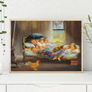 5D DIY Full Drill Diamond Painting Happiness Family Cross Stitch Embroidery A