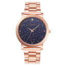 Women Business Watches Luxury Ladies Star Sky Analog Quartz Wristwatches A