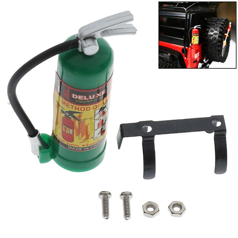 RC Decoration Plastic Mini Fire Extinguisher For 1/10 RC Rock Crawler SCX10BX