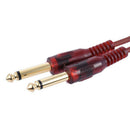 Guitar Cable 3.5mm to Two 6.35mm Plug Instrument Cable for Electric Guitar