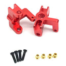 6 Pieces 1:14 RC Car Truck Parts Steering Hub Kit Fits WLtoys 144001 Car Red
