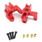 6 Pieces 1:14 RC Car Truck Parts Steering Hub Kit Fits WLtoys 144001 Car Red