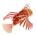 2 PCS Fluorescent Fish Tank Landscape Animals Silicone