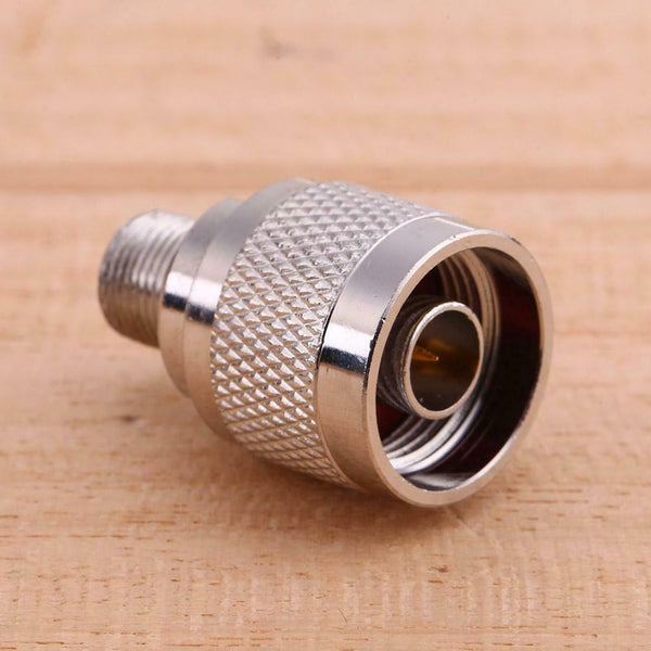 2pcs Antenna RF Coaxial Coax Adapter Connector N-Type Male to F-Type Female #gib