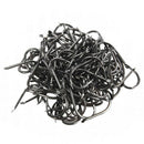 5X(100 Pieces Black Teeth Supports Hook Fishing Hooks 5