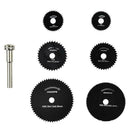7pcs Woodworking High Speed Steel Round Saw Blade Tool Wood Cutting Disc