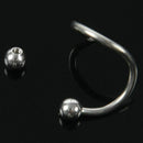 Stainless Steel Flexo Twist Helix Cartilage Ring Earring Piercing Lots Silv