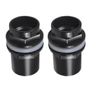 2PCS Aquatic Fish Tank Water Tube Valves Joint Connector Kit 32mm Dia