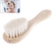 Eco-Friendly Comfortable Baby Goat Hair Brush and Comb Set for Newborn Tod JR