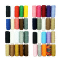 20Pcs Colorful Polyester Thread Spools for Hand Sewing Overlocking