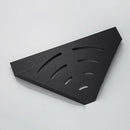 Wall Mounted Matt Black 2 Tier Shower Caddy Bathroom Corner Shelf Rack Show D6T8