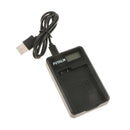 EN-EL15 Battery and Smart LCD Display USB Charger for Nikon D750 D7200 D7000