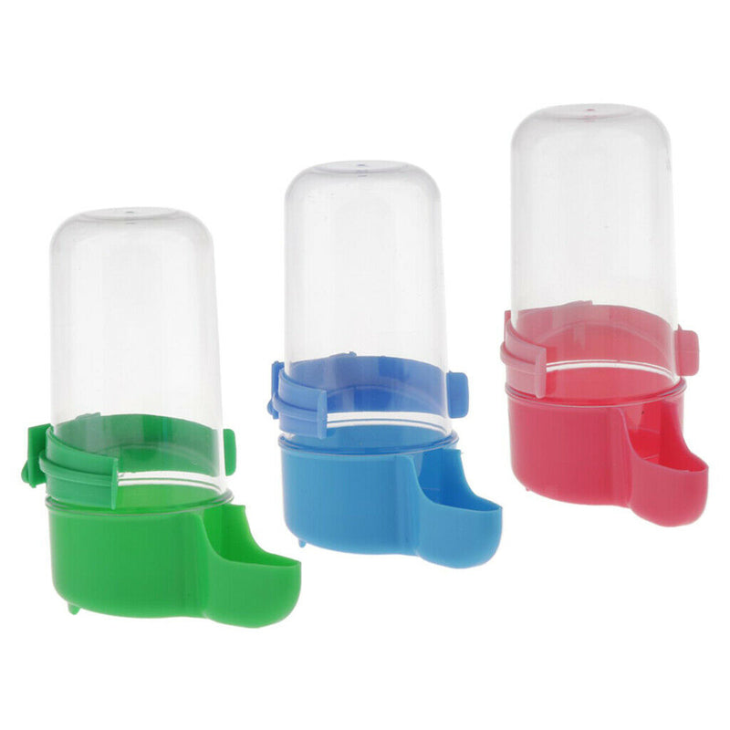3 Pack Automatic Bird Waterer Feeder, Bird Feed Water Dispenser - Plastic Pet