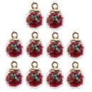 20x Mixed Accessories Glass Ball Charm Beaded Pendant DIY Jewelry Craft Gift