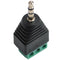 5pcs 3.5mm (1/8inches) Stereo Audio Male to AV 3-Screw Terminal Female Conn B8H1