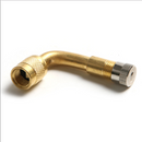 Universal Car Motor Scooter 90 Degree Air Tyre Valve Brass Right Angle Adaptor