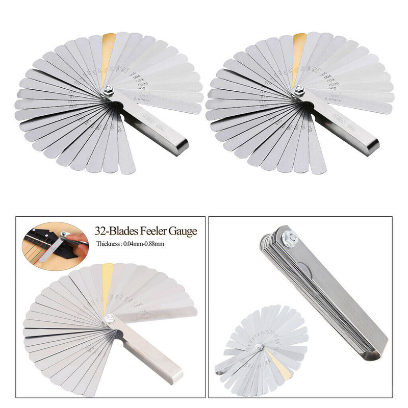 2 X Metric Stainless Steel Feeler Gauge And Fiddle Maker at