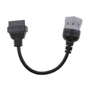1pcs Truck J1708 to 16 Pin OBD2 Interface Scanner Code Reader Adapter Cable