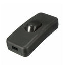 10 Pcs Inline On/Off Table Lamp Desk Light Cord Switch AC110~250V 2A Black