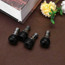 4pcs Car Chrome Rubber Tubeless Wheel Tyre Tire Valve Stem Cap Covers