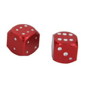Cube Valve Caps Air Valve Caps Tire Valve For Car Truck Motorcycle Red