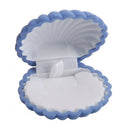 Shell Shape Velvet Pendant Necklace Jewellery Display Storage Case Xmas Gif