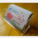Firm Clear Desktop Business Card Holder Display Acrylic Desk 1PC. Shelf K7L1